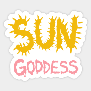 Sun Goddess Sticker